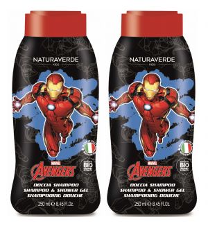 (BUNDLE OF 2) NATURAVERDE AVENGERS SHAMPOO & SHOWER GEL 250ML