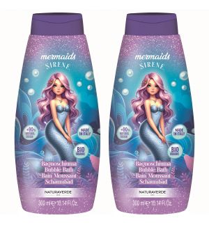 (BUNDLE OF 2) NATURAVERDE MERMAIDS SIRENE BUBBLE BATH 300ML