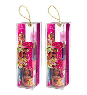 (BUNDLE OF 2) MR WHITE DISNEY PRINCESS TRAVEL KIT TOOTHBRUSH WITH TOOTHPASTE 75ML