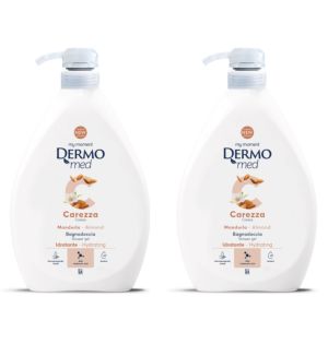 (BUNDLE OF 2) DERMOMED BATH & SHOWER GEL ALMOND 1000ML