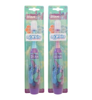 (BUNDLE OF 2) MR WHITE STITCH BATTERY POWERED TOOTHBRUSH