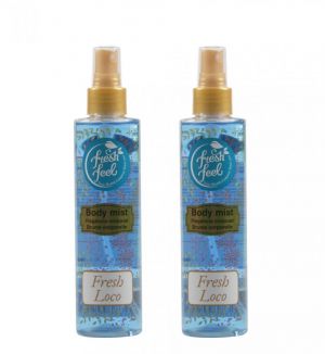 (BUNDLE OF 2) NELLY FRESH FEEL BODY MIST FRESH LOCO 200ML