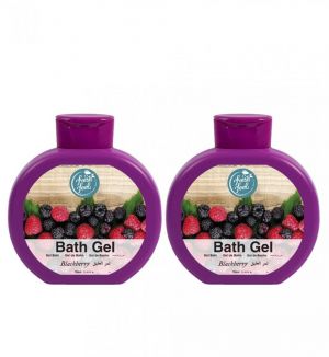 (BUNDLE OF 2) NELLY FRESH FEEL BATH GEL BLACKBERRY 750ML