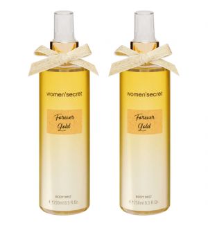 (BUNDLE OF 2) WOMEN SECRET BODY MIST FOREVER GOLD 250ML