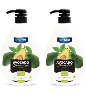 (BUNDLE OF 2) DEEP FRESH SHOWER GEL AVOCADO 1000ML (EXP: 08/2026)