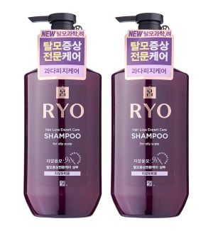 (BUNDLE OF 2) RYO HAIR LOSS EXPERT CARE SHAMPOO OILY SCALP 400ML