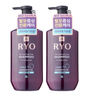 (BUNDLE OF 2) RYO HAIR LOSS EXPERT CARE SHAMPOO SENSITIVE SCALP 400ML