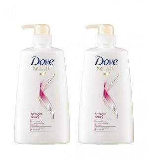 (BUNDLE OF 2) DOVE SHAMPOO STRAIGHT & SILKY 680ML