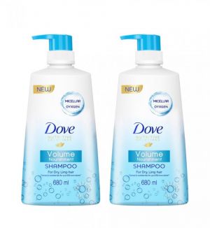 (BUNDLE OF 2) DOVE SHAMPOO VOLUME NOURISHMENT 680ML