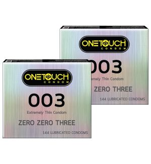 (BUNDLE OF 2) ONETOUCH 003 EXTREMELY THIN CONDOM 144S