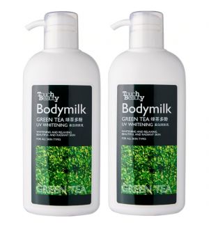 (BUNDLE OF 2)TOUCH BEAUTY BODY MILK GREEN TEA 650ML