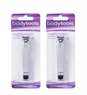 (BUNDLE OF 2) BT151 BODYTOOLS LARGE NAIL CLIPPERS CURVED BT151