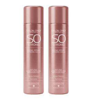 (BUNDLE OF 2) SALON ONLY SO STRONG FIXING SPRAY STRONG HOLD 400ML