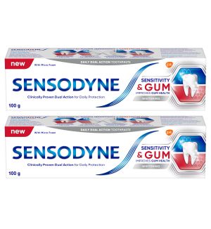 (BUNDLE OF 2) SENSODYNE SENSITIVITY & GUM WHITENING 100G