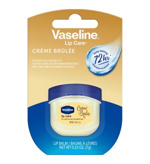 VASELINE LIP CARE TUB CREME BRULEE 7G