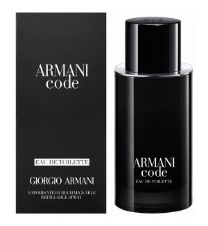 GIORGIO ARMANI CODE EAU DE TOILETTE REFILLABLE SPRAY 75ML