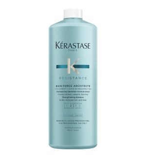 KERASTASE RESISTANCE BAIN FORCE ARCHITECTE [ 1 2 ] SHAMPOO 1L (NO PUMP)