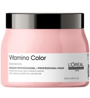 L'OREAL SERIE EXPERT VITAMINO COLOR RESVERATROL MASK 500ML  EXP:03/2027