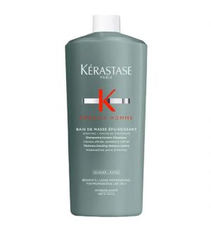 KERASTASE GENESIS HOMME BAIN DE MASSE EPAISSISSANT SHAMPOO 1L  (NO PUMP)  EXP:08/2026