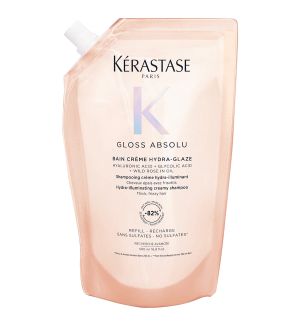 KERASTASE GLOSS ABSOLU BAIN CREME HYDRA-GLAZE SHAMPOO REFILL 500ML