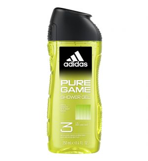ADIDAS 3 IN 1 SHOWER GEL PURE GAME 250ML