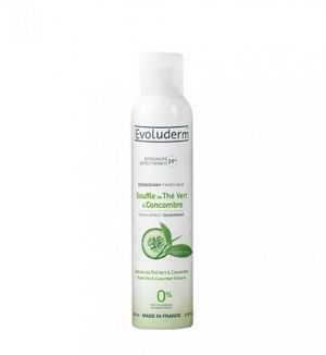 EVOLUDERM GREEN TEA & CUCUMBER EXTRACTS DEODORANT 24H 200ML