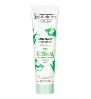 EVOLUDERM MOISTURIZING ALOE VERA FACIAL SCRUB 150G