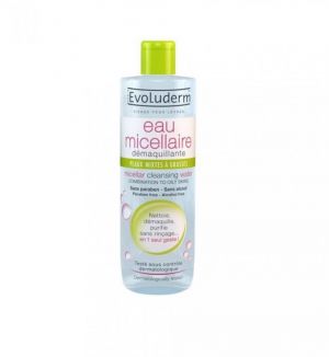 EVOLUDERM MICELLAR CLEANSING WATER OILY SKINS 250ML