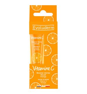EVOLUDERM GLOW LIP BALM ORANGE 15ML