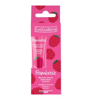 EVOLUDERM PLUMPING LIP BALM RASPBERRY 15ML