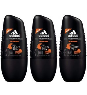 (BUNDLE OF 3) ADIDAS ROLL ON INTENSIVE COOL & DRY 50ML