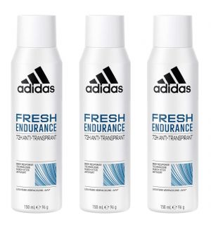 (BUNDLE OF 3) ADIDAS DEO SPRAY WOMAN FRESH ENDURANCE 150ML (NEW)  EXP: 05/2026