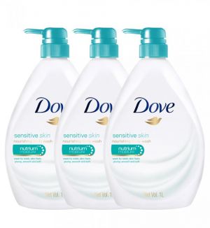 (BUNDLE OF 3) DOVE SHOWER SENSITIVE SKIN 1L