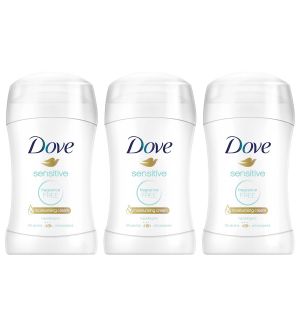 (BUNDLE OF 3) DOVE DEODORANT STICK SENSITIVE 40ML