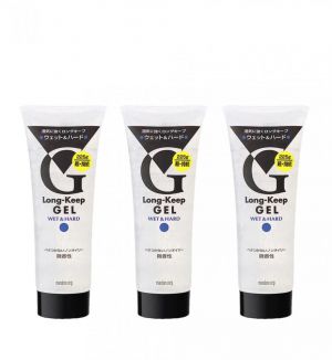 (BUNDLE OF 3) MANDOM LONG KEEP GEL WET & HARD (BLUE) 225G