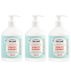 (BUNDLE OF 3) ON LINE ANTIBACTERIAL HAND SOAP PURITY EXPERT 500ML