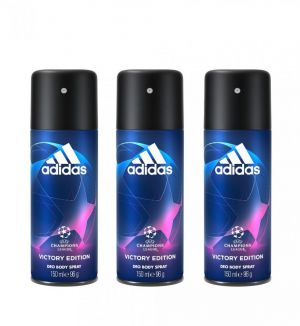 (BUNDLE OF 3) ADIDAS CHAMPIONS LEAGUE VICTORY EDITION DEO SPRAY (M) 150ML