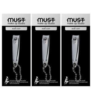 (BUNDLE OF 3) MUST 6394 NAIL CLIPPER WITH FILE