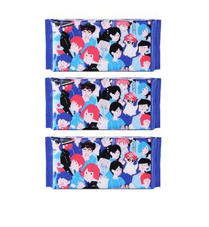 (BUNDLE OF 3) KINEPIN C0247D DISPOSABLE COTTON TISSUES (60PCS)