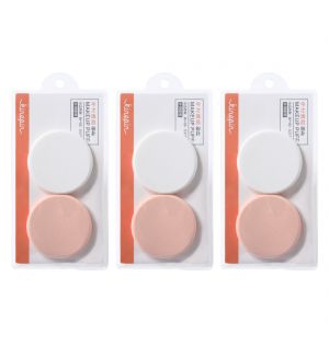 (BUNDLE OF 3) KINEPIN J1112 MAKEUP PUFF (ROUND 2 PCS)