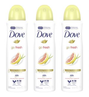 (BUNDLE OF 3) DOVE GO FRESH DEODORANT SPRAY GRAPEFRUIT & LEMONGRASS 150ML