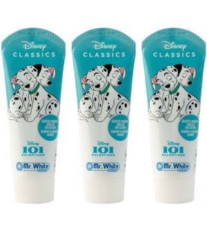 (BUNDLE OF 3) MR WHITE 101 DALMATIANS TOOTHPASTE 75ML (EXP:06/2026)