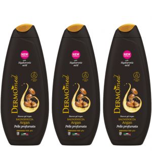 (BUNDLE OF 3) DERMOMED SHOWER GEL ARGAN OIL 450ML