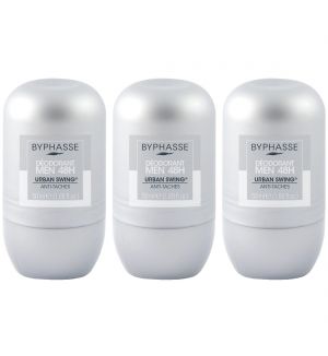 (BUNDLE OF 3) BYPHASSE DEODORANT ROLL ON MEN URBAN SWING 50ML