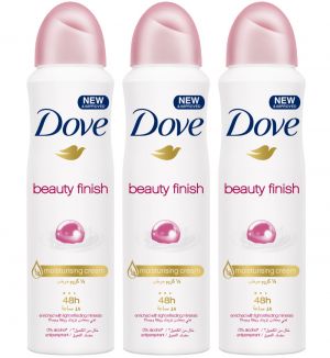 (BUNDLE OF 3) DOVE BEAUTY FINISH DEODORANT SPRAY 150ML