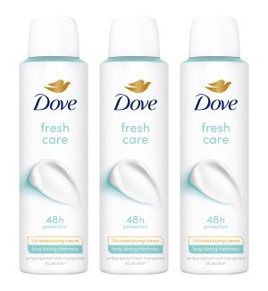 (BUNDLE OF 3) DOVE DEODORANT SPRAY FRESH CARE 150ML