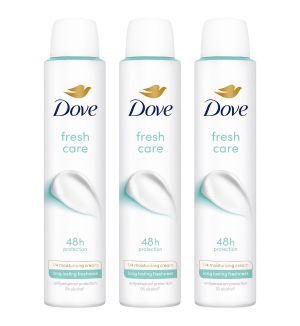 (BUNDLE OF 3) DOVE DEODORANT SPRAY FRESH CARE 200ML