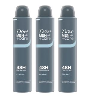 (BUNDLE OF 3) DOVE MEN+CARE DEODORANT SPRAY CLASSIC 200ML