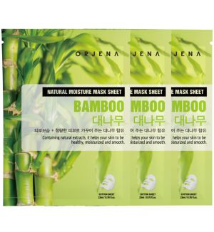 (BUNDLE OF 3) ORJENA NATURAL MOISTURE MASK SHEET BAMBOO 23ML