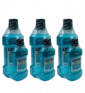 (BUNDLE OF 3) LISTERINE COOL MINT MOUTHWASH 750ML+250ML